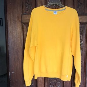 Russell Athletic Yellow Sweatshirt for men